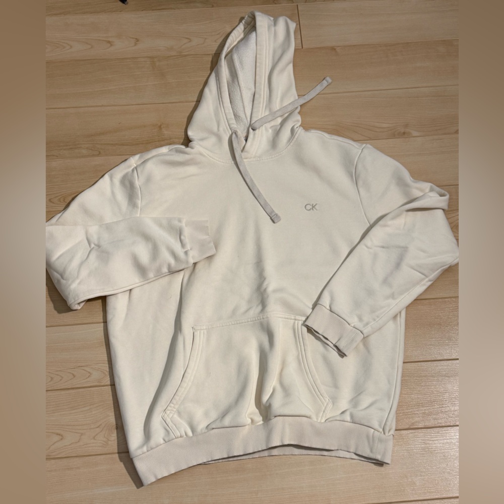 Calvin Klein Off-White Cozy Hoodie